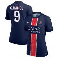 Maglia Calcio Paris Saint-Germain Goncalo Ramos #9 Prima Divisa Donna 2024-25 Manica Corta